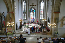 Dankgottesdienst der Kommunionkinder (Foto: Karl-Franz Thiede)